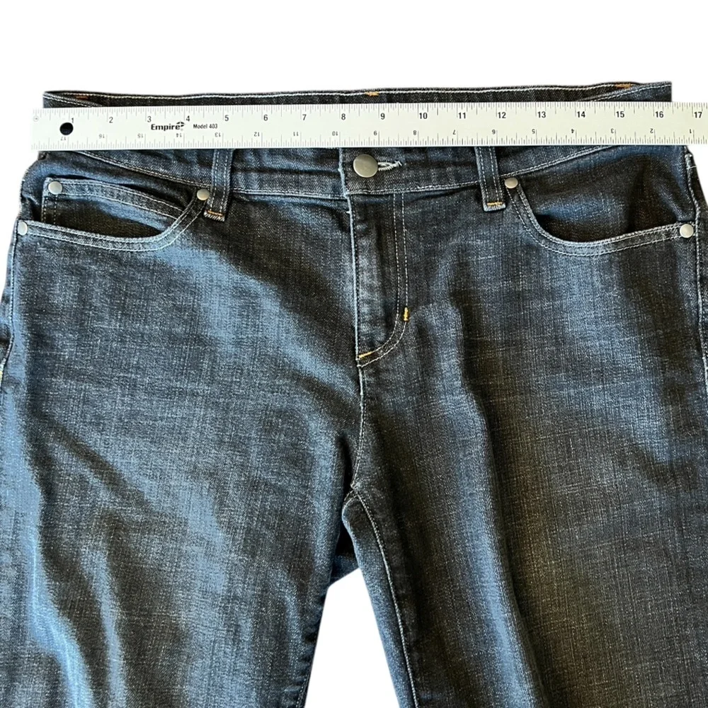 Eileen Fisher Women’s Black Denim Jeans Mid Rise Size 8